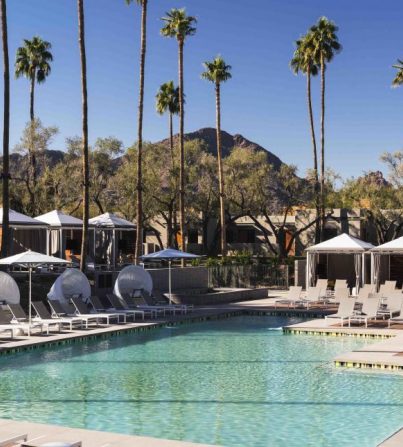 Turquoise Pool Bar at Andaz Scottsdale Resort & Bungalows